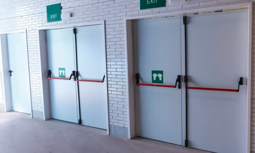 Cluttered Emergency Exits – Keep Escape Routes Clear Always