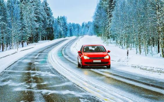 Icy Road Conditions – Avoid Sudden Steering and Braking